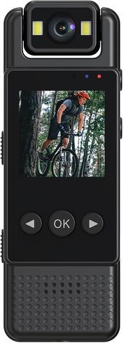 Aoresac Body Camera 1.3 Inch Screen 180 Degree Rotatable Lens (64G) in Kuwait