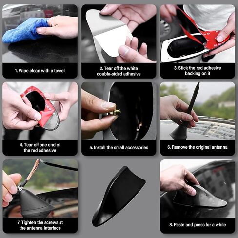 Car Shark fin Antenna, car Carbon Fiber Shark fin Antenna，for Lexus NX NX200t NX300h NX200 NX300 200t 300h 200 300 2015~2020 in Kuwait