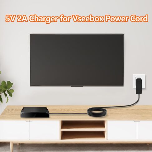 5V 2A Power Adapter for vSeeBox V1 V2 V3 Pro V3 Plus V5 V6 Elite in Kuwait
