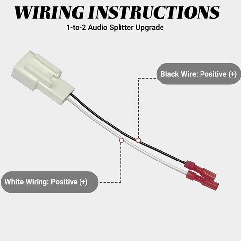 Car Door Speaker Harness Adapter, Audio Bass Speaker Wiring Harness, Stereo Plug Adapter, Subwoofer Wire Modification Cable Conversion Accessories, Compatible with Mitsubishi Subaru (4PCS) in Saudi Arabia