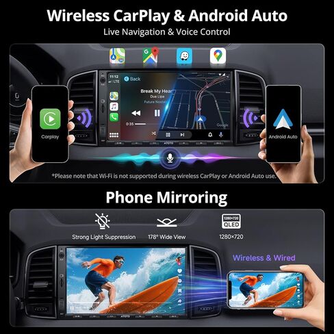 ATOTO A5L 7inch Android Double DIN Car Stereo,Wireless CarPlay&Android Auto in Saudi Arabia