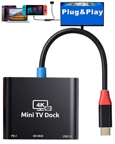 Techigher Usb c to HDMI adapter 4K60Hz for Macbook,tablet.laptop,Mac HDMI adapter with 4K60 USBC to HDMI adapter(Note: not for NS2 due to official updates) in Kuwait