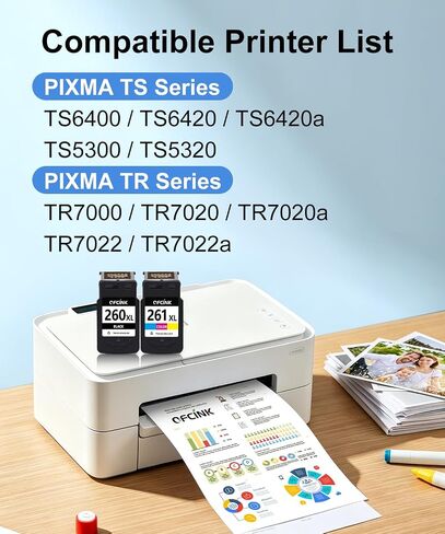 260XL 261XL بديل لخراطيش الحبر Canon 260 و261، عبوتان in Kuwait