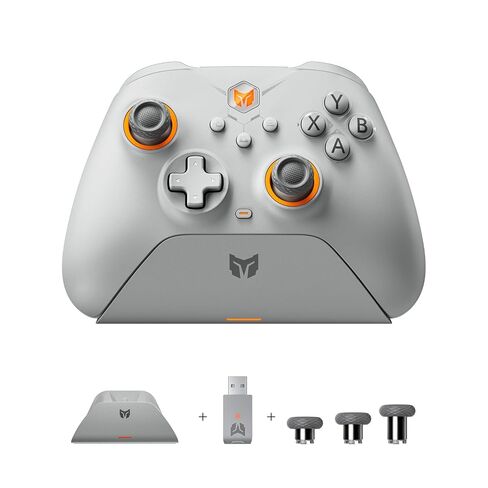 BIGBIG WON Gale Hall Wireless Controllers Motion Control, Hall Joysticks&Triggers, 3 Pairs of Thumbsticks, PC App Game Controllers for Switch/PC/iOS/Android Gaming Controller (HS-GaleHall-Grey) in Saudi Arabia