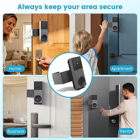 Anti-Theft Video Doorbell Mount for Eufy E340 / Wyze Duo Camera Doorbell in Saudi Arabia