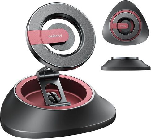 Nulaxy MagSafe Phone Stand for Car Dashboard with Foldable Rotating Base in Kuwait