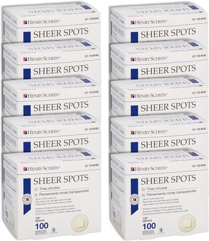 Henry Schein Sheer Spot Adhesive Bandage, 7/8", Sterile, 100 Ct in Kuwait