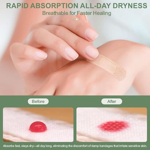 Hysimedy Silicone Bandages for Sensitive Skin Variety Pack Painless Removal in Kuwait