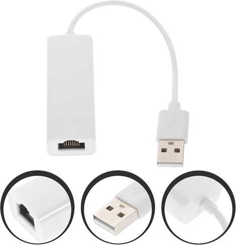 USB 2.0 Ethernet Network Adapter Rj-45 Abs Gigabit Network Converter in Kuwait