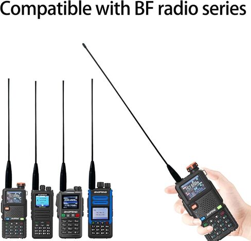 NA-320A Tri Band SMA-Female Antenna 17.7 inches 144/220/440MHz High Gain Walkie Talkie Antenna Compatible with UV-17 DM-1701A UV-32 DM-32 UV-82 UV-5R UV5-RH UV-5RM BF-888S Radio Accessories(2Packs) in Saudi Arabia