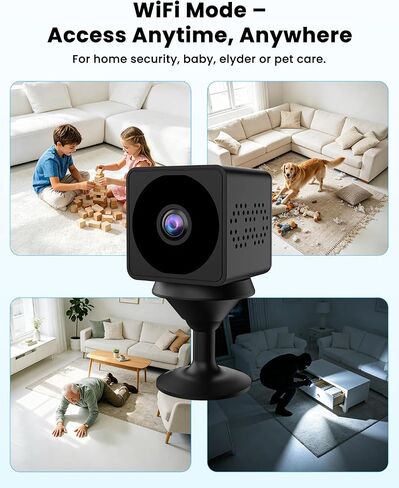 No Wifi Security Camera, 4K Mini Security Camera, Wireless Small Cameras in Kuwait