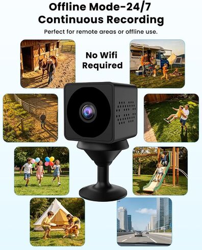 No Wifi Security Camera, 4K Mini Security Camera, Wireless Small Cameras in Kuwait