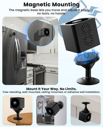 No Wifi Security Camera, 4K Mini Security Camera, Wireless Small Cameras in Kuwait