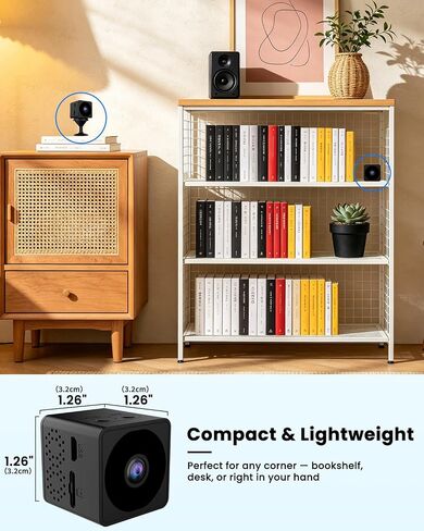 No Wifi Security Camera, 4K Mini Security Camera, Wireless Small Cameras in Kuwait