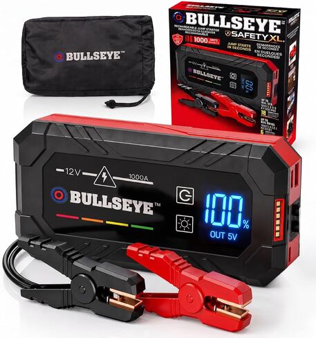 Bullseye SafetyXL 1500A Car Battery Jump Starter Portable, 12V in Kuwait
