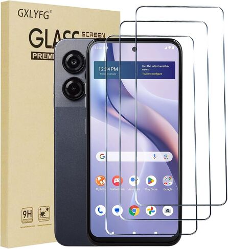 3 Pack Tempered Glass Screen Protectors for BLU View Speed Ultra 5G, Anti Scratch, Bubble Free, 9H Hardness in Kuwait