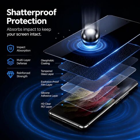 2 Pack for Galaxy S21 Ultra Privacy Screen Protector Tempered Glass 2 Pack Lens Protector,9H Hardness Compatible,28° Anti Spy,3D Curved Edge Easy Install Easy Installation, Bubble-Free, Case Friendly in Kuwait