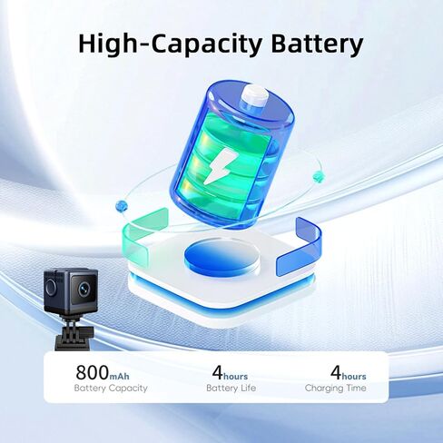 Mini Camera, 4K HD Wi-Fi Indoor Security Camera for Live Streaming via Mobile App, with 3-Day Cloud Storage, Adaptive Standby, Remote Control, Night Vision, and Motion Detection in Kuwait
