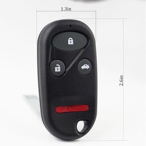 Key Fob Replacement Compatible with for Honda CRV CR-V 2002 2003 2004 Keyless Entry Remote Car Key OUCG8D-344H-A（2pcs） in Saudi Arabia