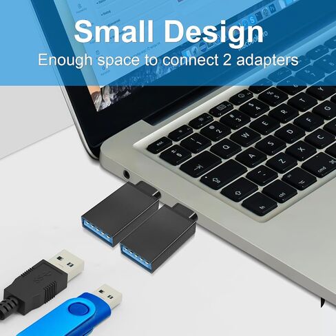 USB to USB C Adapter 10 Pack, Type A Female to C Male Charger Cable Converter for iPhone 15 14 13 12 Pro Max Plus, Apple Watch Ultra iWatch 9 8 7, MacBook Pro, iPad 10 9,Samsung Galaxy S20-23 and More in Saudi Arabia