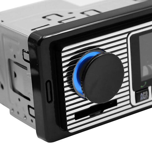 Car Stereo for Bluetooth, Retro Car FM Radio Smart Player, Electronic Auto FM Radio Receiver, Hands-Free Calling, Support MP3/WMA/WAV/AUX in Kuwait