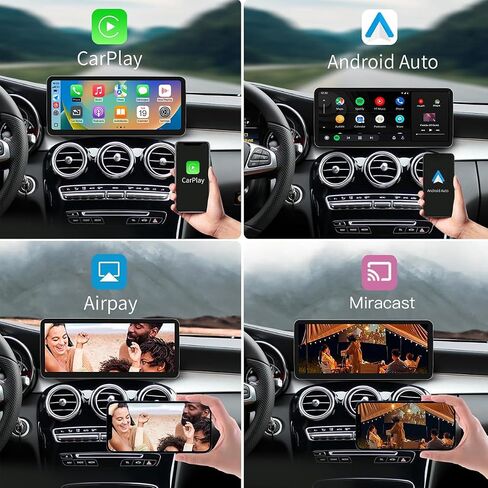 Wireless Carplay/Android Auto 12.3″ Screen for Mercedes Benz NTG 5.0 System in Saudi Arabia