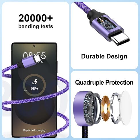 Samsung Watch Charger for Galaxy Watch 8/8 Classic/7/6/6 Classic/Ultra/FE in Kuwait