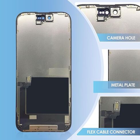 LCD for iPhone 16 Screen Replacement 6.1 inch (Model A3287, A3081, A3286, A3288) 3D Touch Soft OLED Screen Display digitizer Repair kit Assembly w/Tool Set in Kuwait