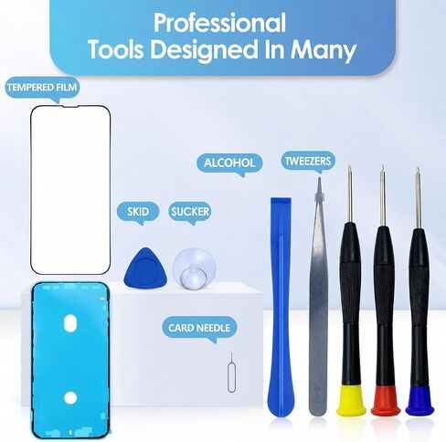 LCD for iPhone 16 Screen Replacement 6.1 inch (Model A3287, A3081, A3286, A3288) 3D Touch Soft OLED Screen Display digitizer Repair kit Assembly w/Tool Set in Kuwait