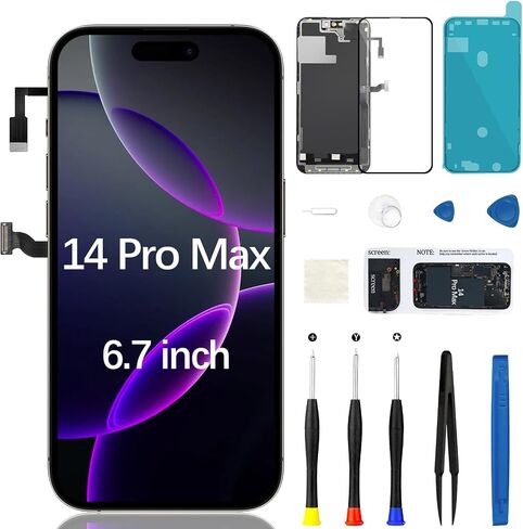 for iPhone 14 Pro Max Screen Replacement with Earpiece Flex Cable in Kuwait