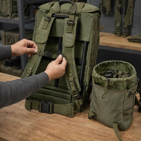 MT ALICE Pack Replacement Kit for ALICE Frame Backpack System, OD Green in Saudi Arabia
