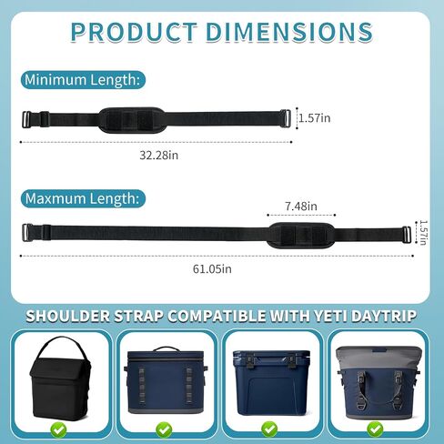 Shoulder Strap Compatible with Yeti Daytrip, Adjustable Shoulder Strap in Kuwait