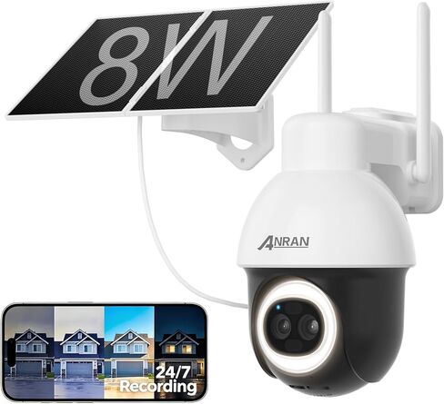 ANRAN 24/7 Recording Solar Security Camera Outdoor,AI Auto Tracking in Saudi Arabia