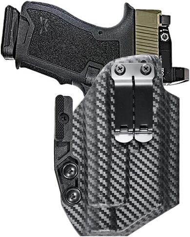 Kydex IWB Light Holster for Glock 19 19x 45 PSA Compact CZ p10c متوافق مع Streamlight TLR-1 HL TLR1 in Kuwait