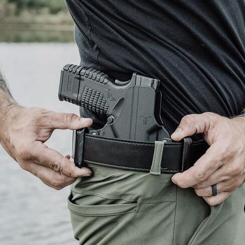 H&K VP9 IWB/OWB Modular Holster - USA Made - Fits Heckler & Koch VP9 - Total Eclipse 2.0 Holster by Blade-Tech Holsters, IWB and OWB Carry (Ambidextrous) in Kuwait