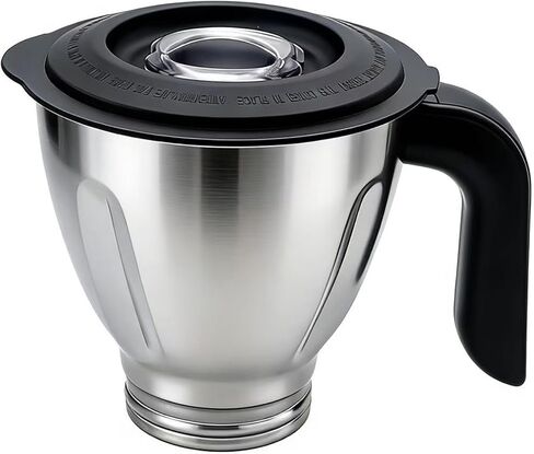 3-Cup Stainless steel Blender Jar&4 Point Blade & 4902 Blender Jar Bottom & 2pcs Gasket Kit,Compatible with all Oster Classic Series and Osterizer series (Stainless Steel, 3-cup jar with lid)… in Kuwait