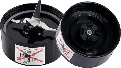 Equust 4-pack Cross Blade Blender Replacement Parts Work with Magic Bullet 250w Blenders Model MB1001 Series, Black in Saudi Arabia