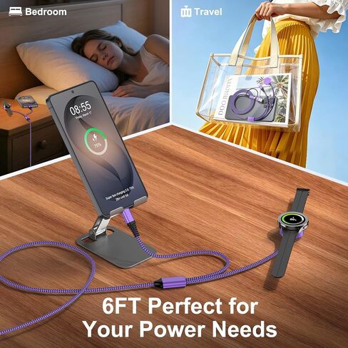 Travel Essentials Magnetic Fast Charger for Samsung Watch Charger 8 Classic in Saudi Arabia