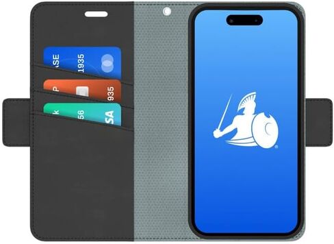 حافظة DefenderShield لهاتف iPhone 17 Pro Max مع حماية EMF باللون الأسود in Kuwait