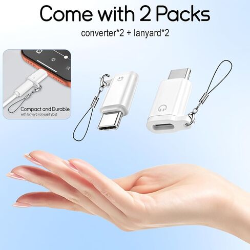 Lightning Earpods to USB C Adapter Audio Adapter for Wired Headphone/Earbud in Saudi Arabia