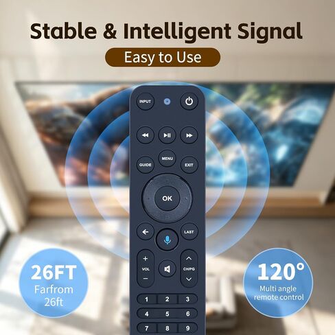 Replacement for Verizon FiOS TV One Remote Control, for 2019 MG3-R32140B & VRC4100 BLE - All-in-One Smart Voice Control in Kuwait