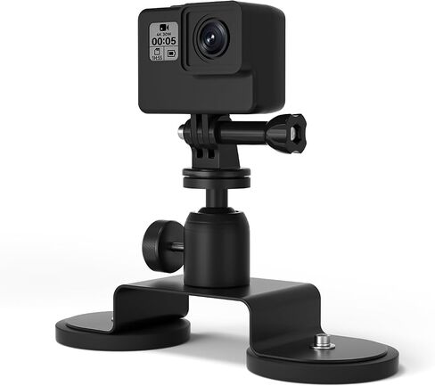 Strong Magnetic Car Mount for GoPro Insta360 360° Ball Head Action Camera in Saudi Arabia