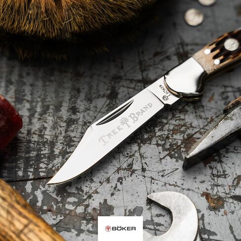 Boker Mini Copper head Lock 2.63 Inch Folding Pocket Knife, Amber Jigged Bone Handle, Traditional Series 2.0, Made In Germany in Kuwait