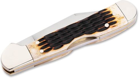 Boker Mini Copper head Lock 2.63 Inch Folding Pocket Knife, Amber Jigged Bone Handle, Traditional Series 2.0, Made In Germany in Kuwait