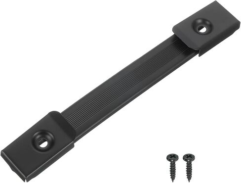 uxcell 6.5 Inch Speaker Handle Pull Cabinet Grasp Strap Style Spring Steel Handle with Screw Black 1Pcs in Saudi Arabia
