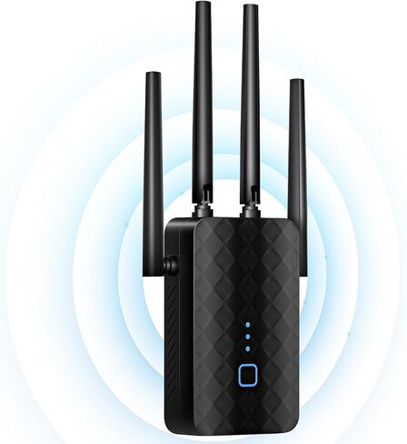 WiFi Extender Signal Booster, Dual Band 5.8GHz&2.4GHz, Support 99% Devices in Saudi Arabia