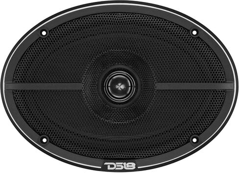 DS18 ZXi-692C 6x9 Component Speakers 120W RMS 4-Ohm – 2-Way Car Audio System with Glass Fiber Cone Woofer, 1" Tweeters & Crossovers – 360W MAX Power – Set in Saudi Arabia