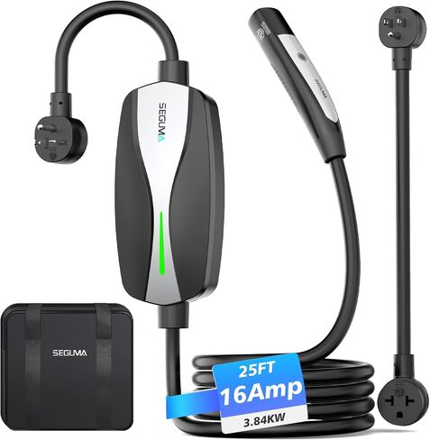 NEMA 6-20 Tesla Charger, 12A/16A ETL Certified Level 1/2 NACS EV Charger in Saudi Arabia