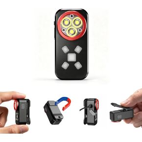 Yzoni 800 Lumen EDC Flashlight Rechargeable, Clip On Flashlight in Saudi Arabia