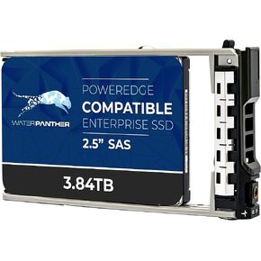 Water Panther 3.84TB SAS 12Gb/s 2.5" SSD for Dell PowerEdge Servers | Enterprise Solid State Drive in 13G Tray in Saudi Arabia
